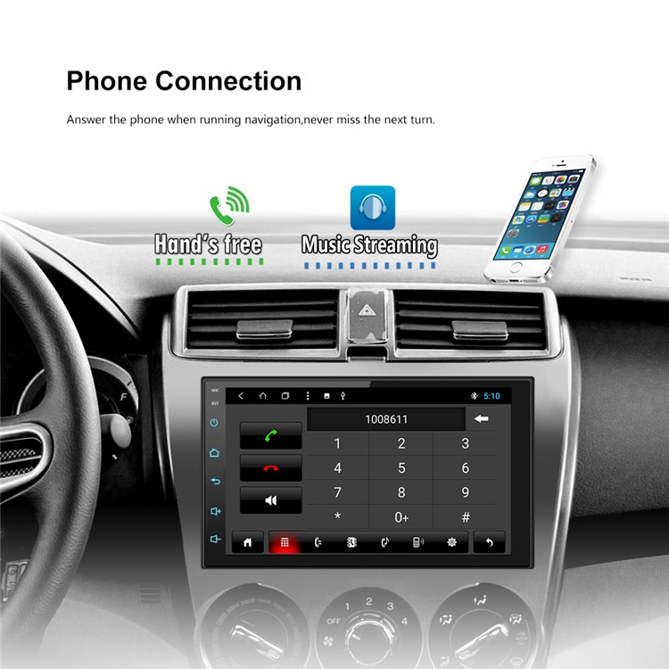 SP-AT2018 Android 8.1 Lecteur Multimédia De Navigation GPS Voiture Intelligente 7 Pouces-16