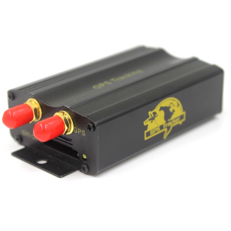 TK103A GPS GPRS SMS Real-time Tracker Quad Band SD Card Slot Anti-theft Move Alarm by SMS - Black-1