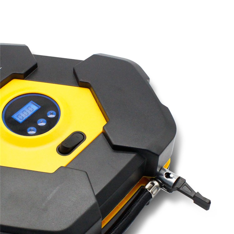 12V 100PSI Portable Air Compressor Car Tire Inflator Pump for Car 22 Digital Cylinder-4