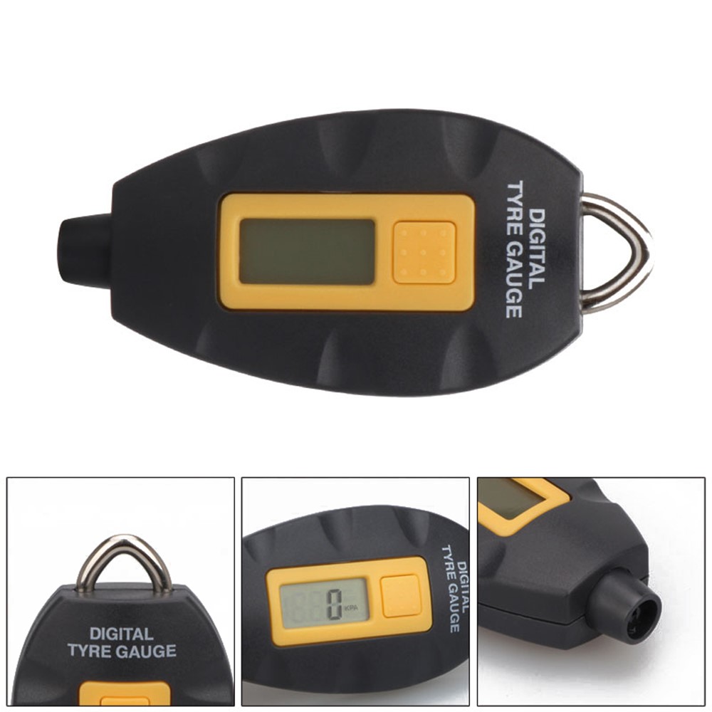 Mini Portable Digital Tire Tyre Pressure Air Gauge with LCD Display-5
