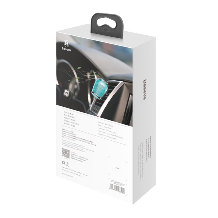 BASEUS Car Air Outlet Aromatherapy Stone Car Diffuser Car Air Fresher Kit - Blue-9