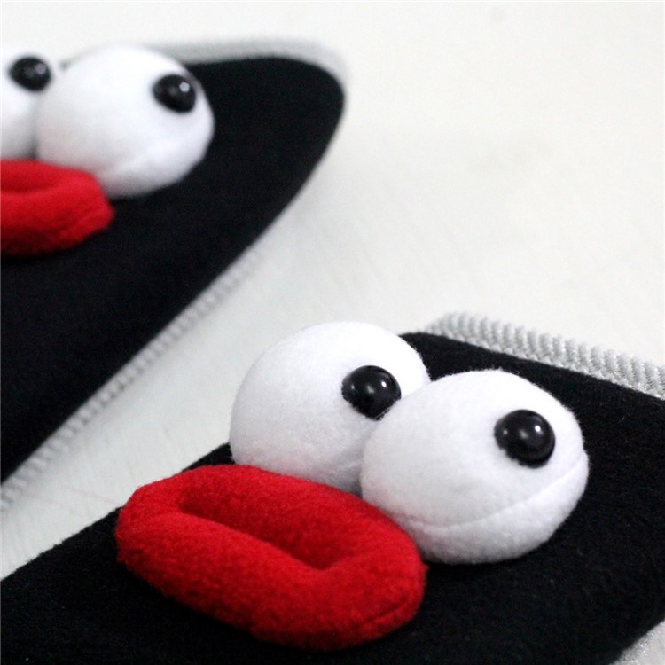1 Pair Cute Cartoon Styling Car Seat Belt Strap Cover Shoulder Strap Pad - Black-2