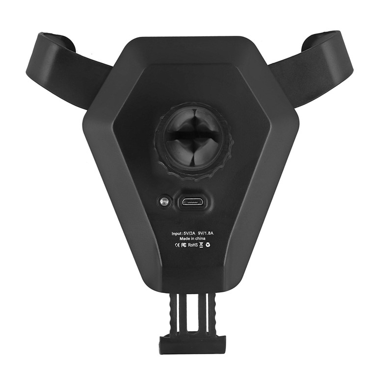 N5-2 Qi Wireless Charging Gravity Air Vent Car Mount Smartphone Holder-14