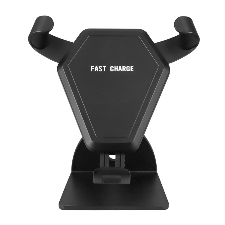N5-2 Qi Wireless Charging Gravity Air Vent Car Mount Smartphone Holder-7