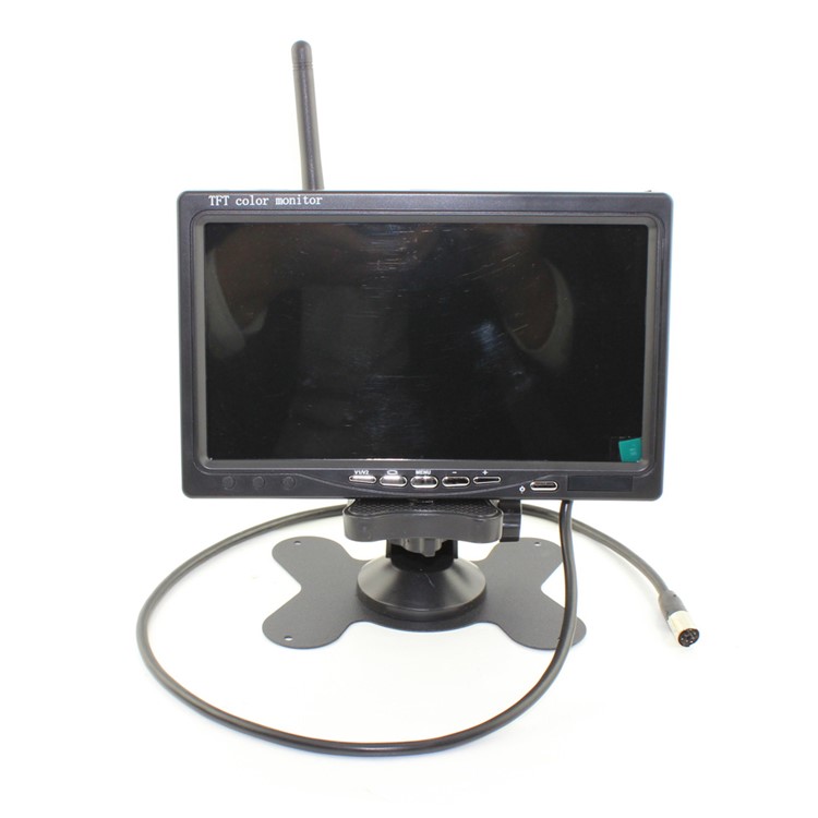 PZ607-2-W 7 Inch HD Display Wireless Backup Rear View Camera Monitor Kit for Truck, RV, Van etc.-3