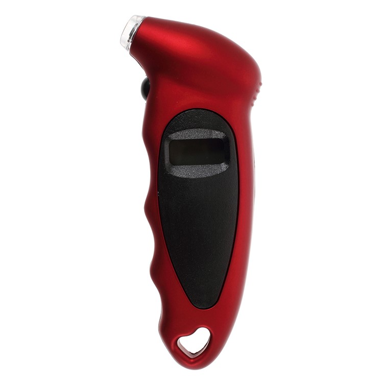 Car Motorcycle Bike Mini Tire Gauge 0-150PSI with Digital LCD Screen - Red-3