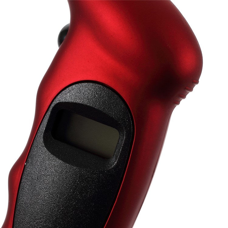 Car Motorcycle Bike Mini Tire Gauge 0-150PSI with Digital LCD Screen - Red-8