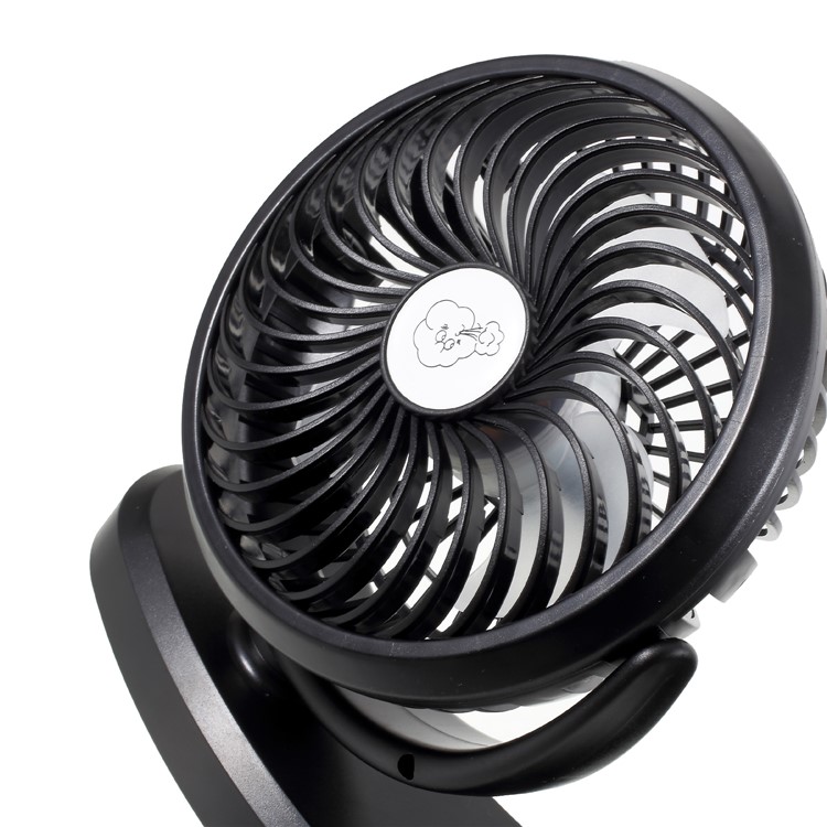 F300 Car Mount Dual Head Fan 360 Degree Rotation 3-Speed Aromatherapy USB Powered Cooling Fan-7