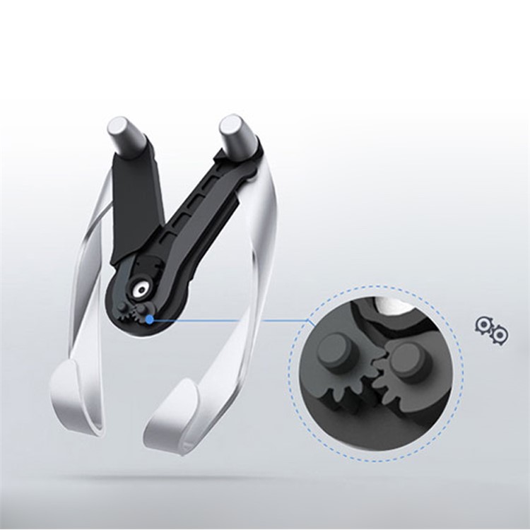 M Shape Car Air Vent Phone Holder Mount for Audi A3/S3(2013-2018) - Silver / Black-6