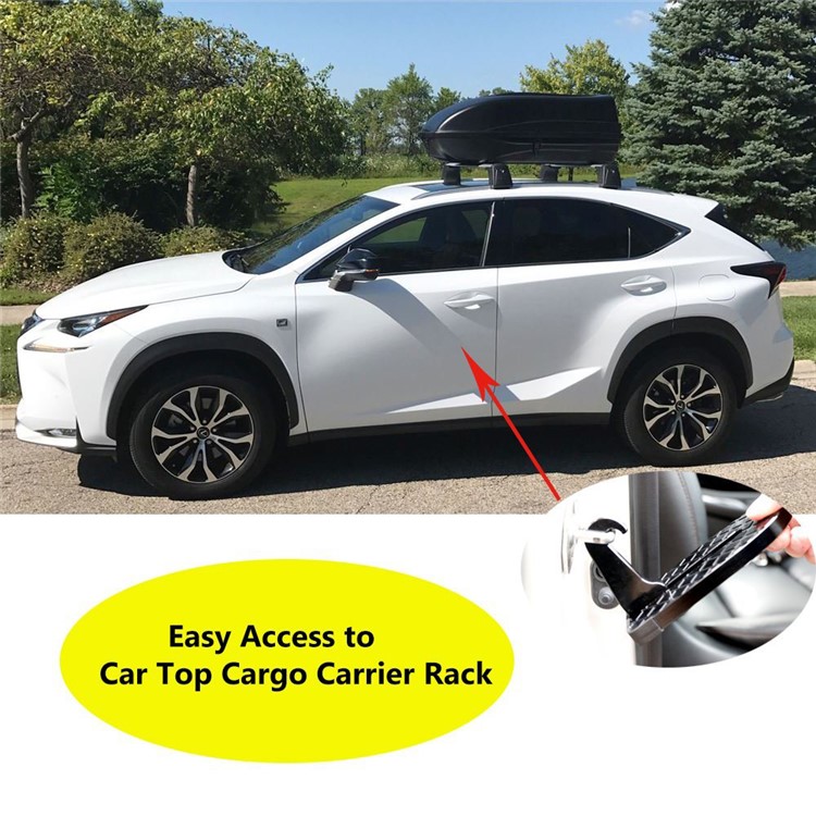 MOKI Car Doorstep Vehicle Hooked on U Shaped Slam Latch Doorstep with Safety Hammer-2