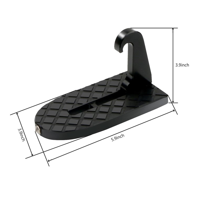 MOKI Car Doorstep Vehicle Hooked on U Shaped Slam Latch Doorstep with Safety Hammer-7
