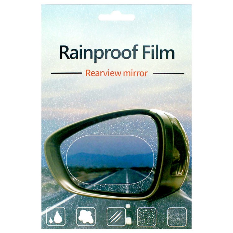 2Pcs/Set IMAK Oval Shape Car Rearview Mirror Film Anti-Fog Rainproof Anti-Glare Film - Size: 13.5 x 9.5cm-11