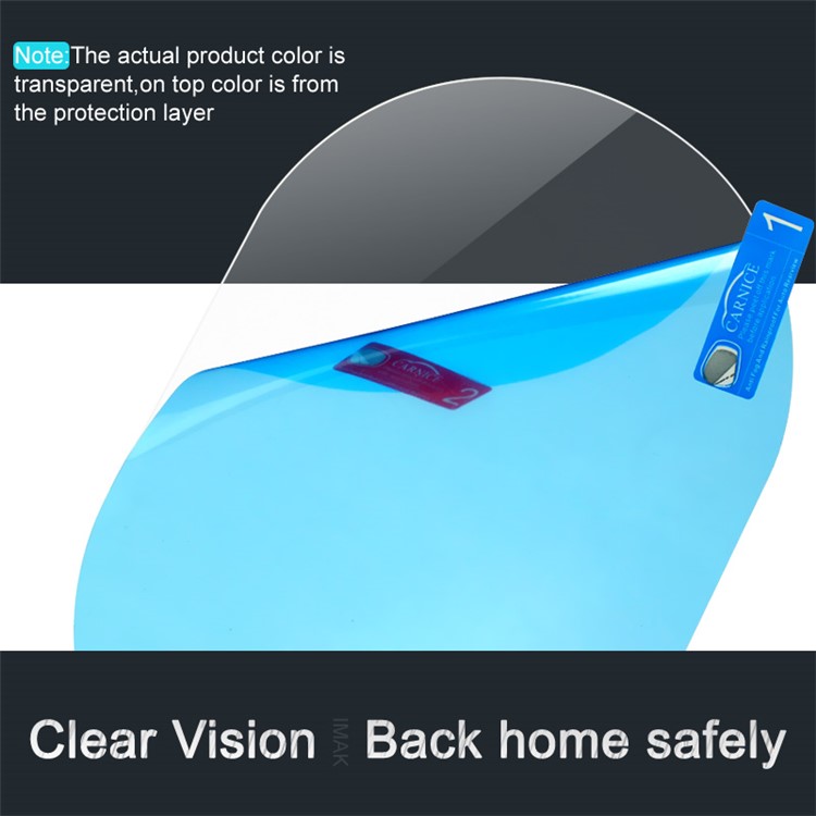 2Pcs/Set IMAK Oval Shape Car Rearview Mirror Film Anti-Fog Rainproof Anti-Glare Film - Size: 13.5 x 9.5cm-5