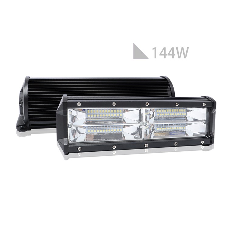 10 Inch Light Bar 144W 48Pcs LED Spot Light Off-road Vehicle Work Light IP67 Waterproof-1