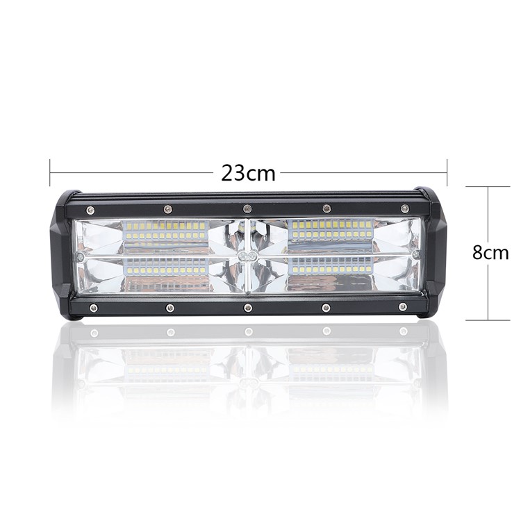 10 Inch Light Bar 144W 48Pcs LED Spot Light Off-road Vehicle Work Light IP67 Waterproof-2