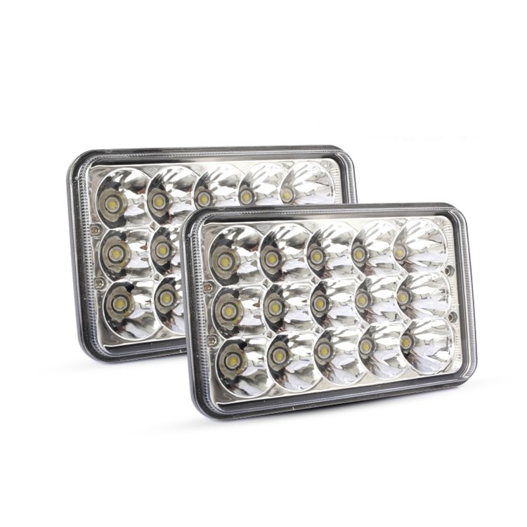 2 Teile / Satz 45 Watt 6 P 5,5-Zoll-versiegelten Strahl LED-Scheinwerferlampen 6000K Hi / Lo-Strahl Für GMC C1500 C2500 Vorort C3500 G2500-2