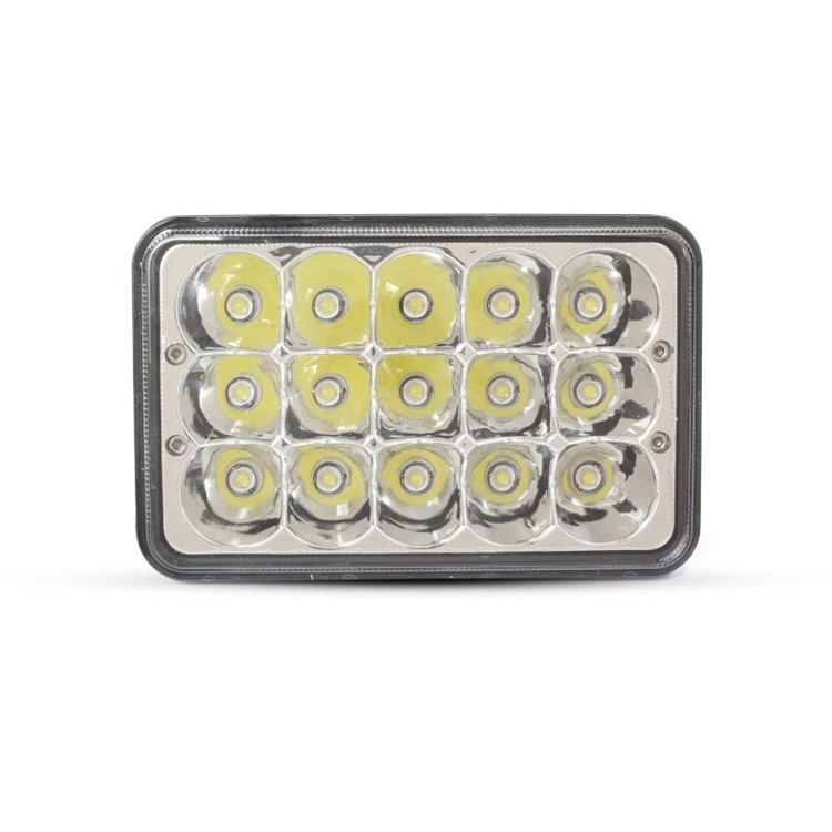 2 Teile / Satz 45 Watt 6 P 5,5-Zoll-versiegelten Strahl LED-Scheinwerferlampen 6000K Hi / Lo-Strahl Für GMC C1500 C2500 Vorort C3500 G2500-3