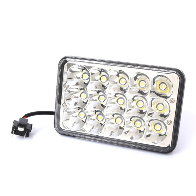 2 Teile / Satz 45 Watt 6 P 5,5-Zoll-versiegelten Strahl LED-Scheinwerferlampen 6000K Hi / Lo-Strahl Für GMC C1500 C2500 Vorort C3500 G2500-7
