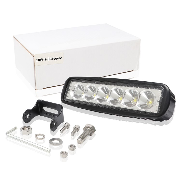 18W-S-30degree Automobile Motorcycle 18W LED Work Light Bar Driving Lamp-10