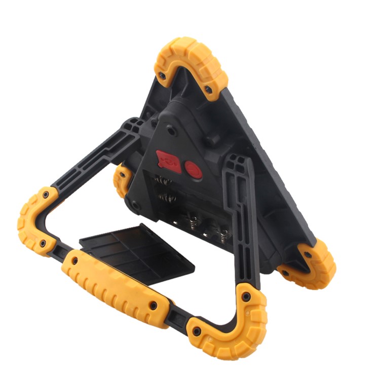 W838 Triangle Car Repair Working Lamp Warning Traffic Light 1600LM 4 Modes-3