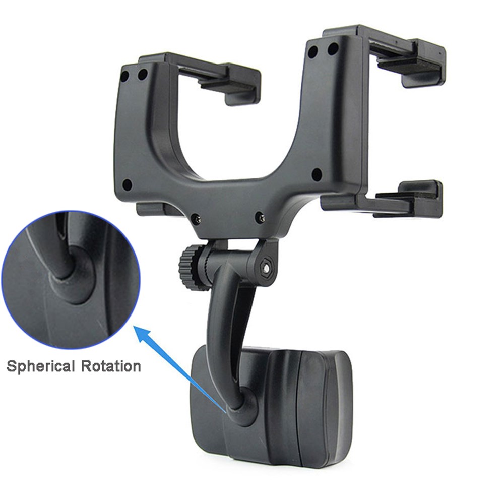 Support De Téléphone Universel De Montage De Miroir De Voiture Pour Iphone Samsung Huawei GPS Smartphones-5