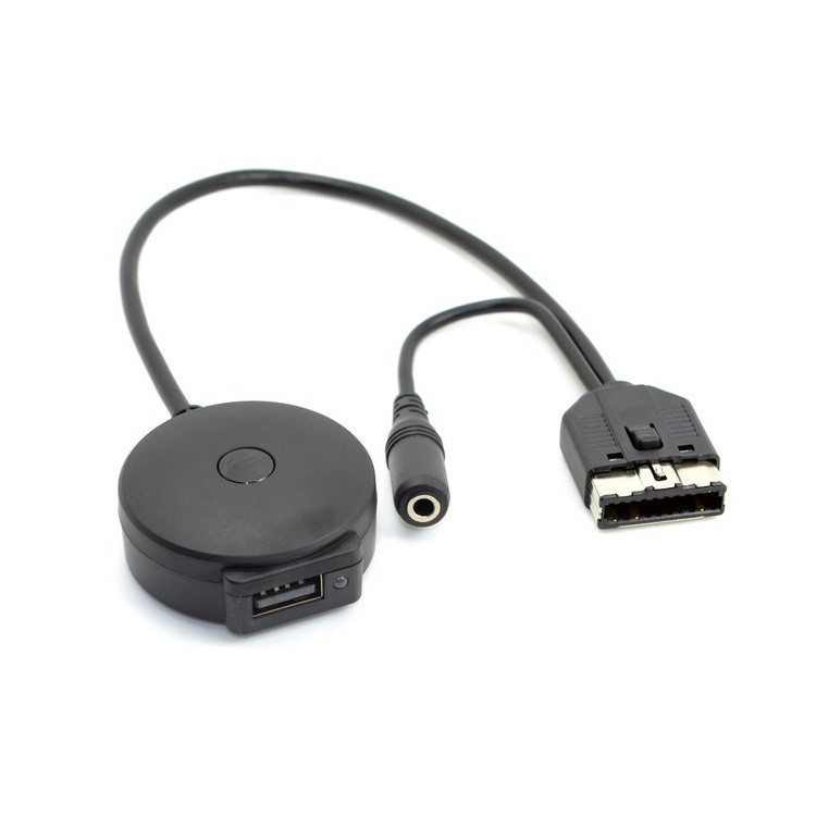 Bluetooth 4.0 Audio Aux & USB Female Adapter Cable for Car Jaguar Land
