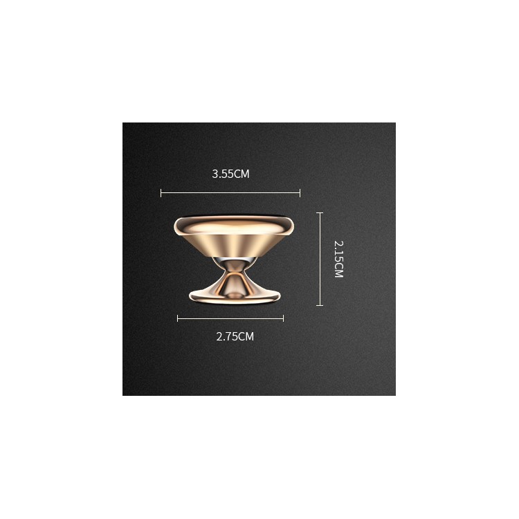 X-LEVEL Magnetic Phone Holder Car Mount for with 3M Strong Sticker iPhone Samsung, etc - Gold-8
