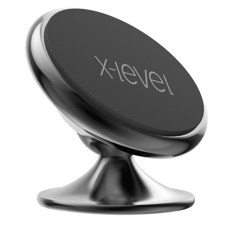 X-LEVEL Magnetic Phone Holder Car Mount Stand for with 3M Strong Sticker iPhone Samsung, etc - Black-2