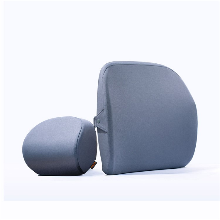 XIAOMI ROIDMI HJHY01RM Memory Foam Car Head Pillow and Waist Support Pad for Relieve Fatigue and Discomfort - Dark Grey-1