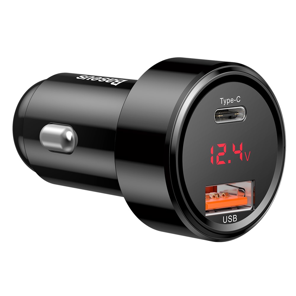 BASEUS Magic Series PPS Smart Car Charger USB Type-C PD + QC Quick Charge Car Adapter - Black-6