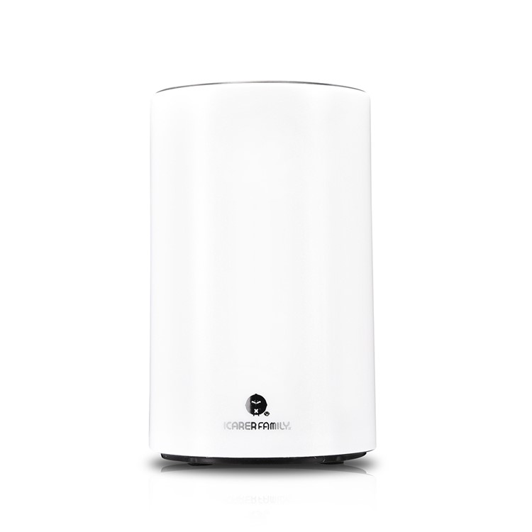ICARER Home Office Car Humidifier Air Purifier Essential Oil Diffuser - White-3