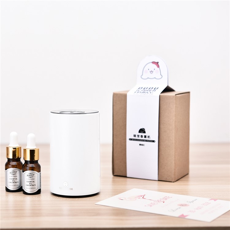 ICARER Home Office Car Humidifier Air Purifier Essential Oil Diffuser - White-5