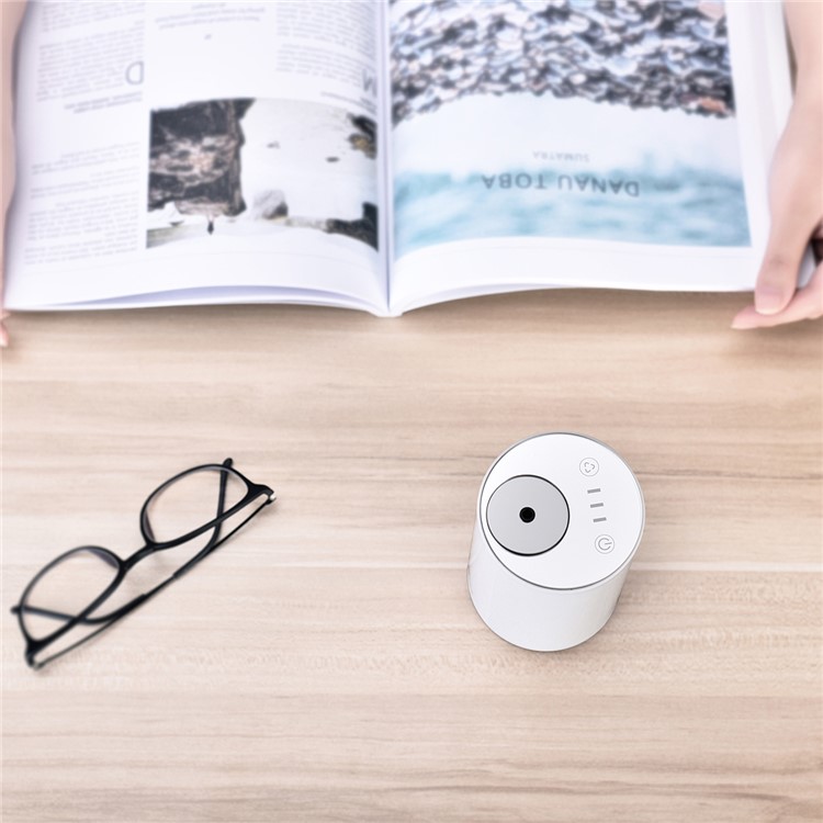 ICARER Home Office Car Humidifier Air Purifier Essential Oil Diffuser - White-6