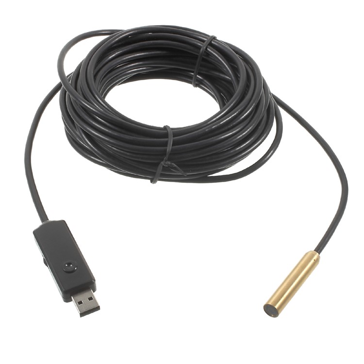 10M Copper Head 4 LED USB Waterproof Endoscope Inspection Video Camera-1