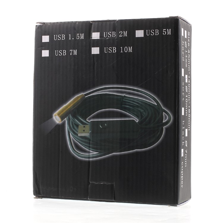 10M Copper Head 4 LED USB Waterproof Endoscope Inspection Video Camera-8