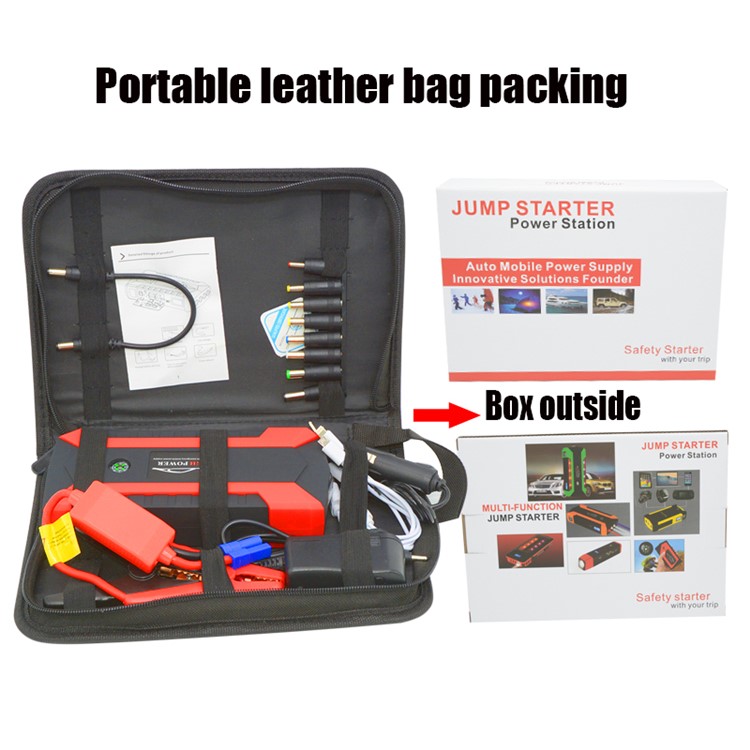 JX29 20000mAh Jump Starter Car Battery Emergency Charger USB Power Bank