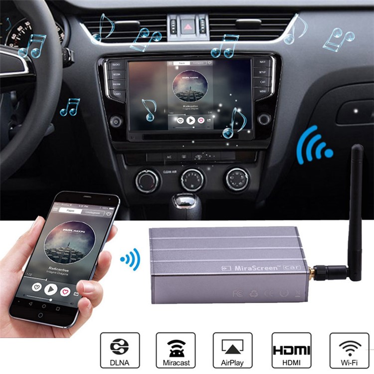 Car Navigation Mobile Phone Video Audio Transmission Wifi Screen-2