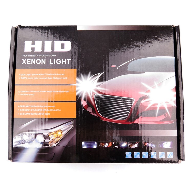55W 6000K HID Xenon Headlight Conversion Kit Bulbs - 9005/HB3/H10-10