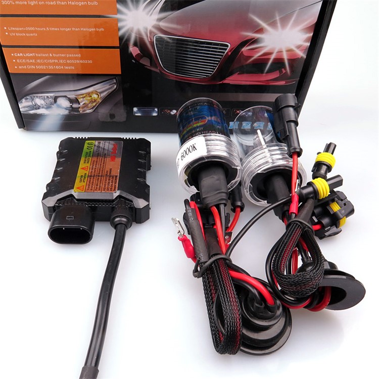 55W 6000K HID Xenon Headlight Conversion Kit Bulbs - 9005/HB3/H10-11