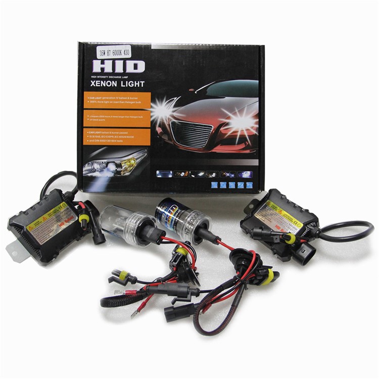 55W 6000K HID Xenon Headlight Conversion Kit Bulbs - 9005/HB3/H10-8