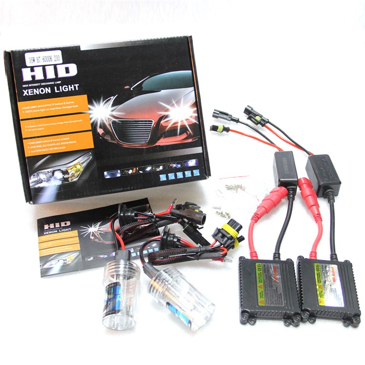55W 6000K HID Xenon Headlight Conversion Kit Bulbs - 9005/HB3/H10-9