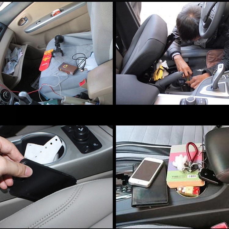 Purchased Joyroom Zs116 Car Seat Side Gap Storage Bag For Wallet Phones Maps Cash Etc Pink