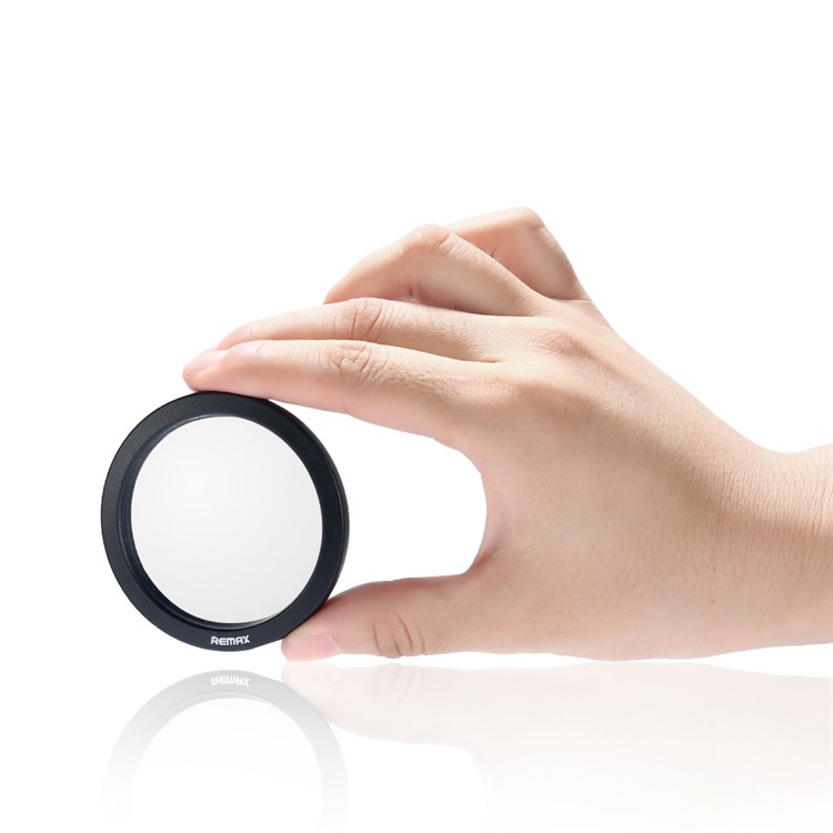 REMAX RT-C04 Car Safety Assistant Rear View Mirror Rotary Back View Mirror - Black-2