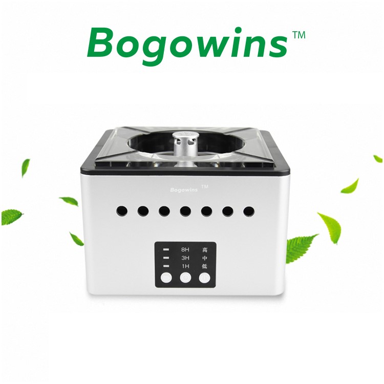 BOGOWINS Ashtray Air Purifier Battery Operated for Car Home Office - Silver / Dragons-2