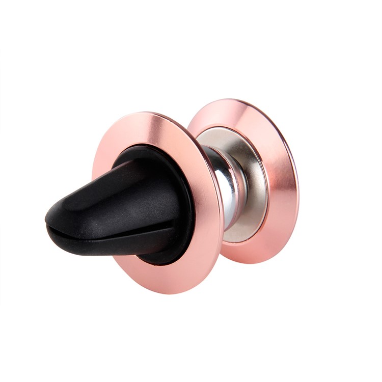 BEAUTY-CAR Universal Magnetic Car Air Vent Mount Phone Holder for iPhone 7 / 7 Plus Etc. - Rose Gold / Black-7
