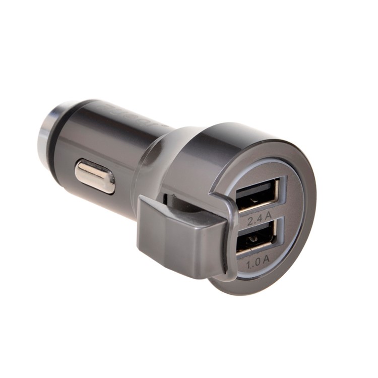 ZUOQI 2 Ports USB Metal Car Charger + Tungsten Steel Safety Hammer + Seat Belt Cutter-6