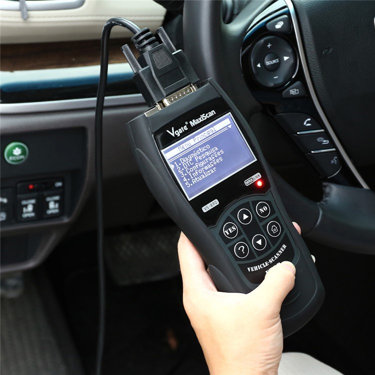 VGATE MaxiScan VS-890 Multi-language Car Trouble Code Reader Scan Tool Auto Diagnostic Tool - Black-6