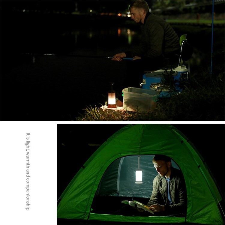 LX-001 Portable Outdoor LED Camping Lantern Light Vehicle-mounted Travel Light - Black-11