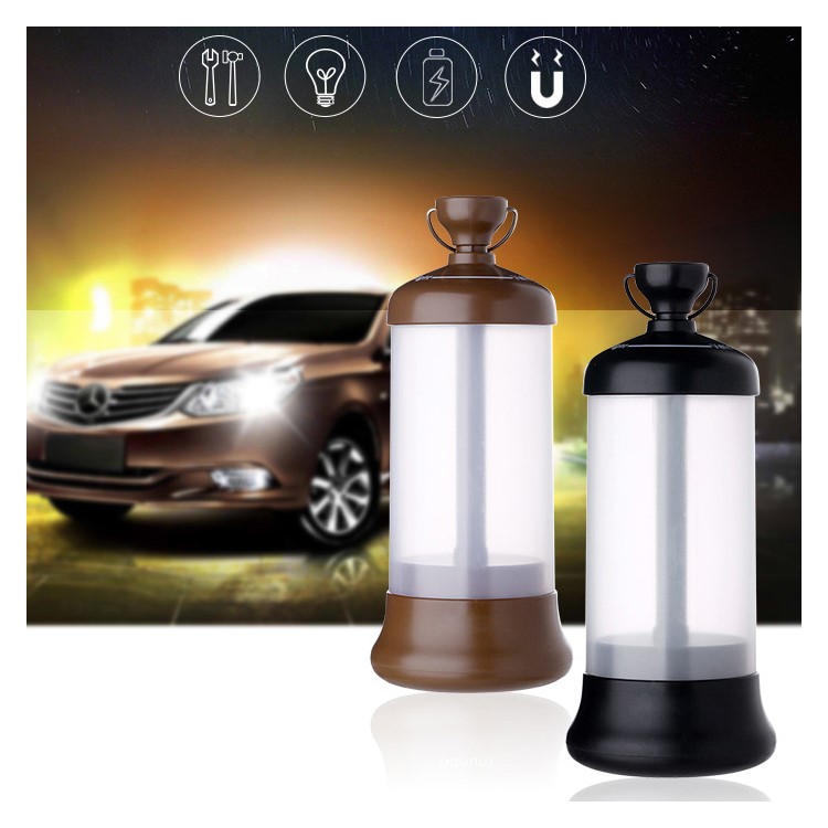 LX-001 Portable Outdoor LED Camping Lantern Light Vehicle-mounted Travel Light - Black-12