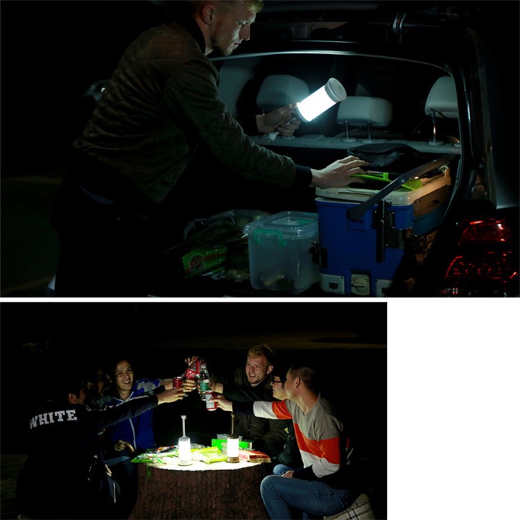LX-001 Portable Outdoor LED Camping Lantern Light Vehicle-mounted Travel Light - Black-9